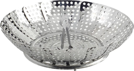 Metaltex Gemüsedämpfer Dampfkorb Edelstahl 14-23cm