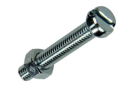 Mack 1018095 - metaalschroef cyl. kop + moer verz. 28 st m5 x 30 mm | 5 stuks
