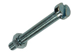 Mack 1018096 - metaalschroef cyl. kop + moer verz .25 st m5 x 40 mm | 5 stuks