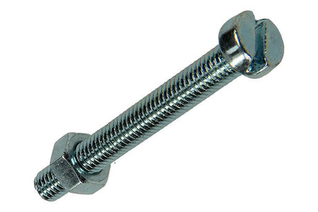 Mack 1018096 - metaalschroef cyl. kop + moer verz .25 st m5 x 40 mm | 5 stuks