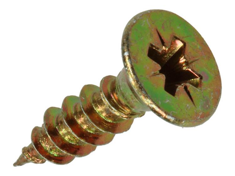 Mack 1020109 - spaanplaatschroef vz kop geel vz 200 st 5,0 x 20 mm | 5 stuks