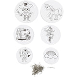 Creativ Firmenmobiles mit Motiv, D 12+15+18 cm, 300 gr, weiß, 20er Set 1 Box