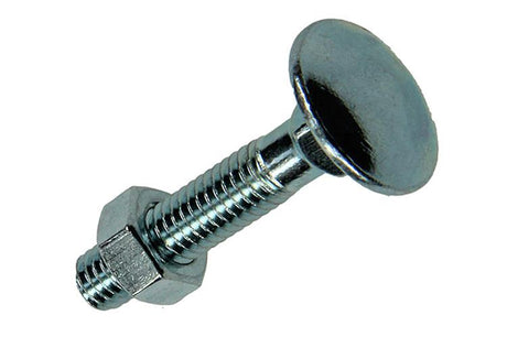 Mack 1020191 - houtbout + moer verzinkt 50 stm5 x 25 mm | 5 stuks