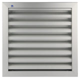 Renson 1006226 - muurrooster inbouw 411 alu f1 300x300mm | 1 stuks
