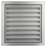 Renson 1006226 - muurrooster inbouw 411 alu f1 300x300mm | 1 stuks