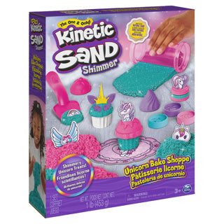 Kinetischer Sand – Einhorn-Bäckerei-Spielset – Sinnesspielzeug