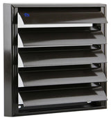 Renson 1006255 - dampkaprooster opbouw 433 alu ral 8019 210x210mm | 2 stuks