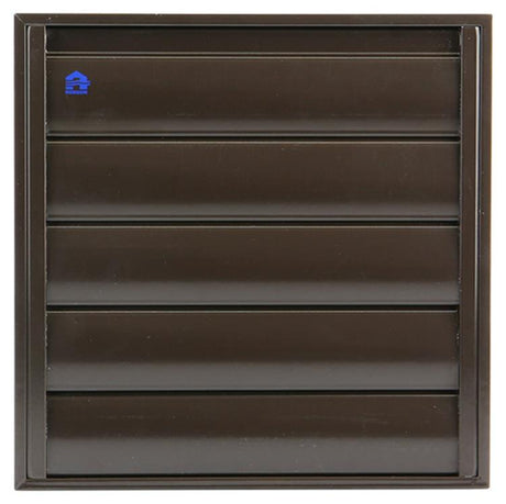 Renson 1006255 - dampkaprooster opbouw 433 alu ral 8019 210x210mm | 2 stuks