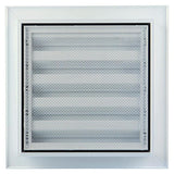 Renson 1006224 - muurrooster inbouw 411 alu ral 9010 200x200mm | 1 stuks