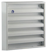 Renson 1006233 - muurrooster opbouw 431 alu ral 9010 165x165mm | 2 stuks