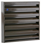 Renson 1006237 - muurrooster opbouw 431 alu ral8019 225x225mm | 2 stuks
