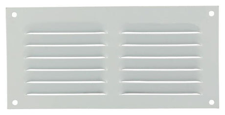 Renson 1015066 - schoepenrooster plat alu wit 200x100mm | 10 stuks