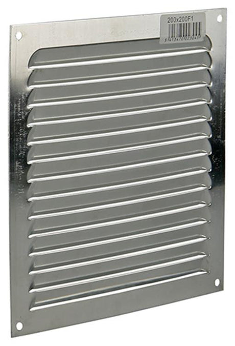 Renson 1015068 - schoepenrooster plat alu f1 200x200mm | 10 stuks