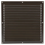 Renson 1006314 - schoepenrooster vlak alu ral 8019 300x300mm | 10 stuks