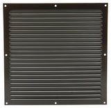 Renson 1006314 - schoepenrooster vlak alu ral 8019 300x300mm | 10 stuks