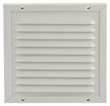 Renson 1006342 - schoepenrooster + kader + mug.opbouw 437 ral9010 150x150mm | 2 stuks