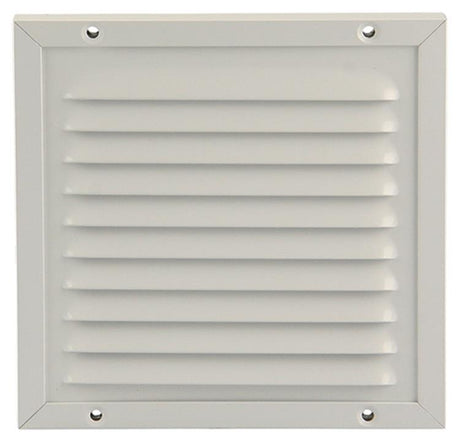 Renson 1006342 - schoepenrooster + kader + mug.opbouw 437 ral9010 150x150mm | 2 stuks