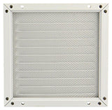 Renson 1006342 - schoepenrooster + kader + mug.opbouw 437 ral9010 150x150mm | 2 stuks