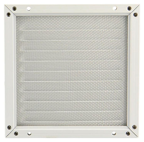 Renson 1006342 - schoepenrooster + kader + mug.opbouw 437 ral9010 150x150mm | 2 stuks