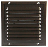 Renson 1006343 - schoepenrooster + kader + mug.opbouw 437 ral8019 150x150mm | 2 stuks