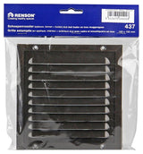 Renson 1006343 - schoepenrooster + kader + mug.opbouw 437 ral8019 150x150mm | 2 stuks