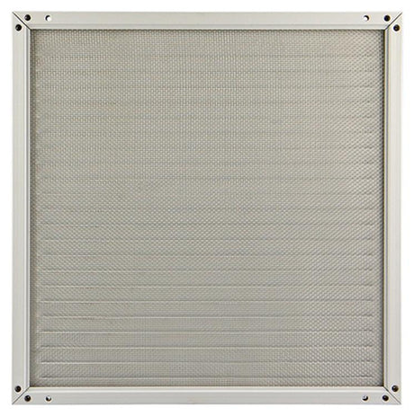 Renson 1006354 - schoepenrooster + kader + mug.opbouw 437 ral9010 300x300mm | 2 stuks