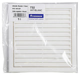 Renson 1006741 - rooster pvc 732 wit 187x187mm | 1 stuks