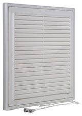 Renson 1006742 - rooster pvc 732 wit 250x250mm | 1 stuks