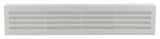 Renson 1006387 - deurrooster 761 pvc ral 9010 450x90mm | 2 stuks