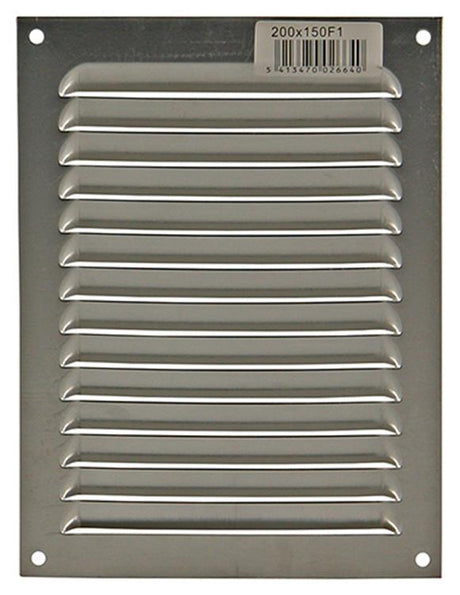 Renson 1006302 - schoepenrooster vlak alu f1 150x200mm | 10 stuks