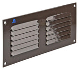 Renson 1006307 - schoepenrooster vlak alu ral 8019 250x100mm | 10 stuks