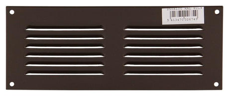 Renson 1006307 - schoepenrooster vlak alu ral 8019 250x100mm | 10 stuks