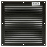 Renson 1006310 - schoepenrooster vlak alu ral 8019 250x250mm | 10 stuks