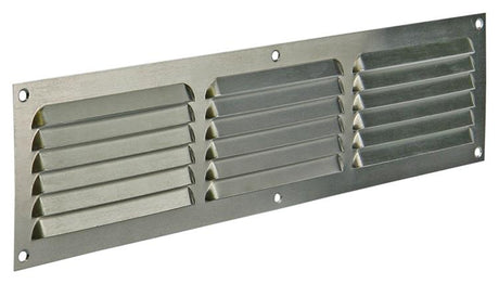 Renson 1006315 - schoepenrooster vlak alu f1 400x100mm | 10 stuks