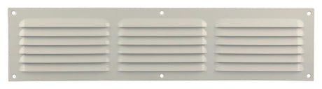 Renson 1006316 - schoepenrooster vlak alu ral 9010 400x100mm | 10 stuks
