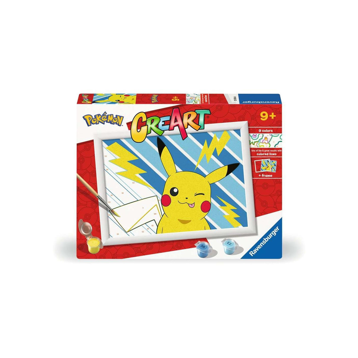 Ravensburger Creart Malen nach Zahlen – Pokémon Pikachu