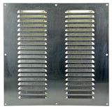 Renson 1006318 - schoepenrooster vlak alu f1 400x400mm | 5 stuks