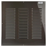 Renson 1006323 - schoepenrooster vlak alu ral 8019 500x500mm | 5 stuks