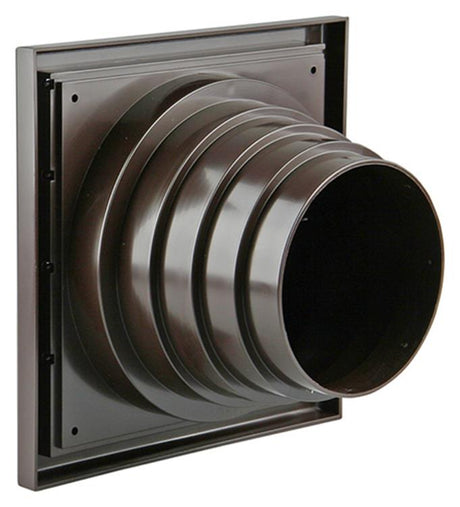 Renson 1006386 - dampkaprooster 4 klep 742 dia pvc ral 8019 ø100-130 | 2 stuks