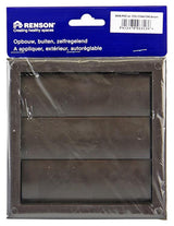 Renson 1006373 - dampkaprooster opbouw 733 pvc ral 8019 154x154mm | 2 stuks