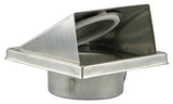 Renson 1006332 - dampkaprooster 641 inox ø 100 | 2 stuks