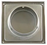Renson 1006334 - dampkaprooster inbouw 641 inox ø 150 | 2 stuks