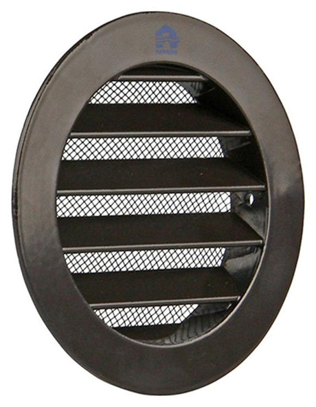 Renson 1006260 - ronde rooster inbouw 434 r alural 8019 ø 100 | 10 stuks