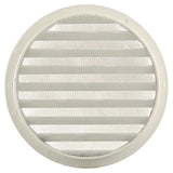 Renson 1006271 - ronde rooster inbouw 434 r alural 9010 ø 200 | 5 stuks
