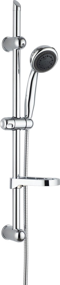Schütte Fresh Duschset mit Handbrause – 76 cm Schiebestange – 8 Positionen – Chrom