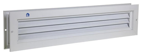 Renson 1006753 - deurrooster 461 ral9010 425x76mm | 2 stuks