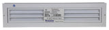 Renson 1006753 - deurrooster 461 ral9010 425x76mm | 2 stuks