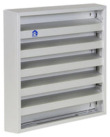 Renson 1013925 - opbouw muurrooster alu natuur 431 165x165mm | 2 stuks