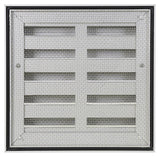 Renson 1013925 - opbouw muurrooster alu natuur 431 165x165mm | 2 stuks
