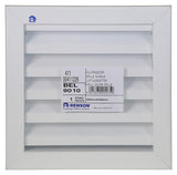 Renson 1006610 - inbouw muurrooster 411 ral 9010 200x200mm | 2 stuks